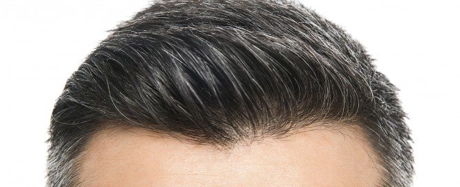 Men's Grey Blending Hair Style