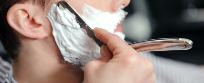 Straight Razor Shave By Barber