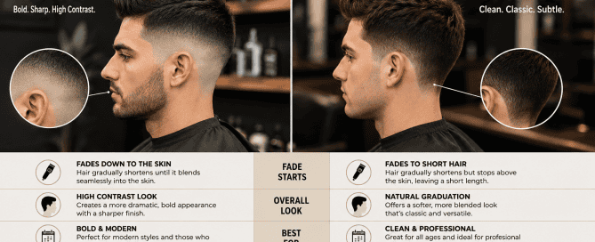 Skin Fade vs Taper Fade differences